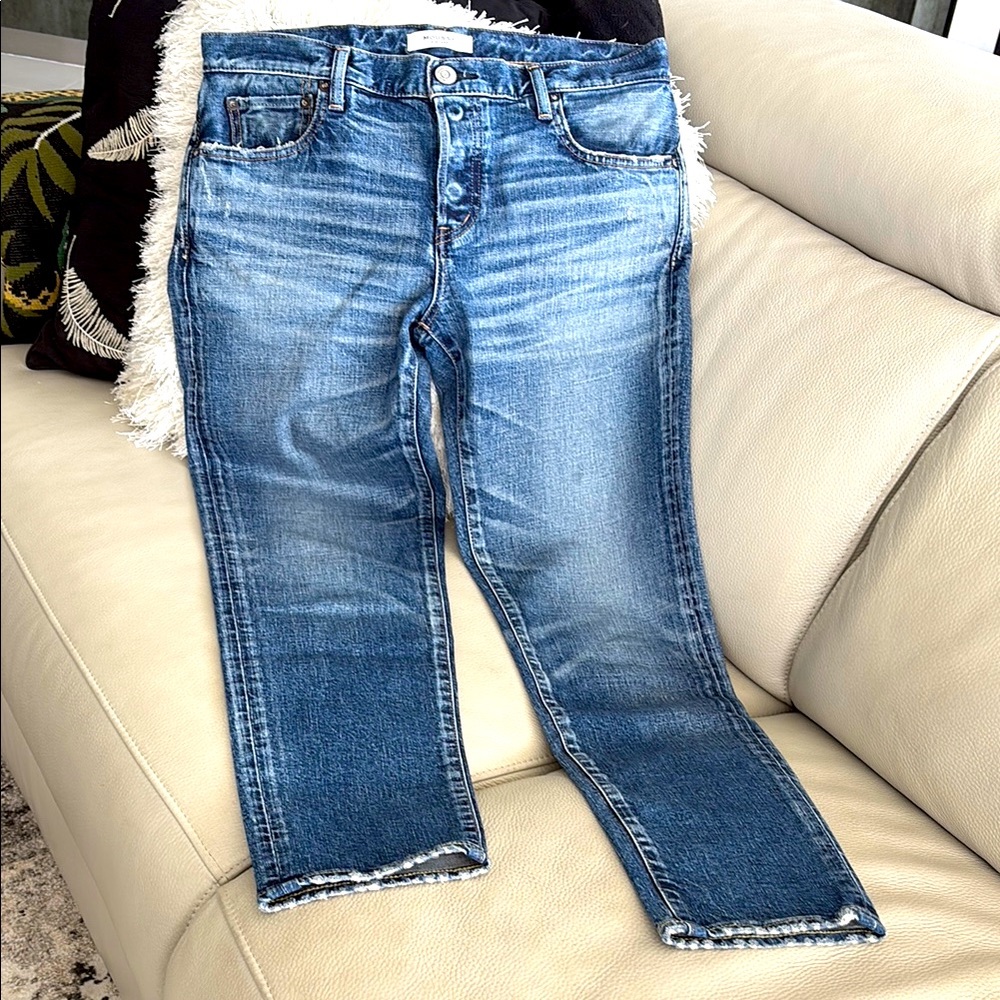 MOUSSY VINTAGE HOWA STRAIGHT LOW RISE JEANS